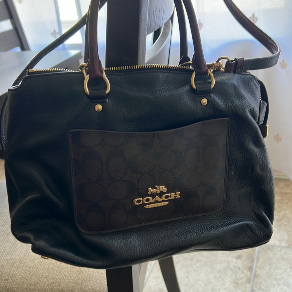 Authentic Black Coach Purse
